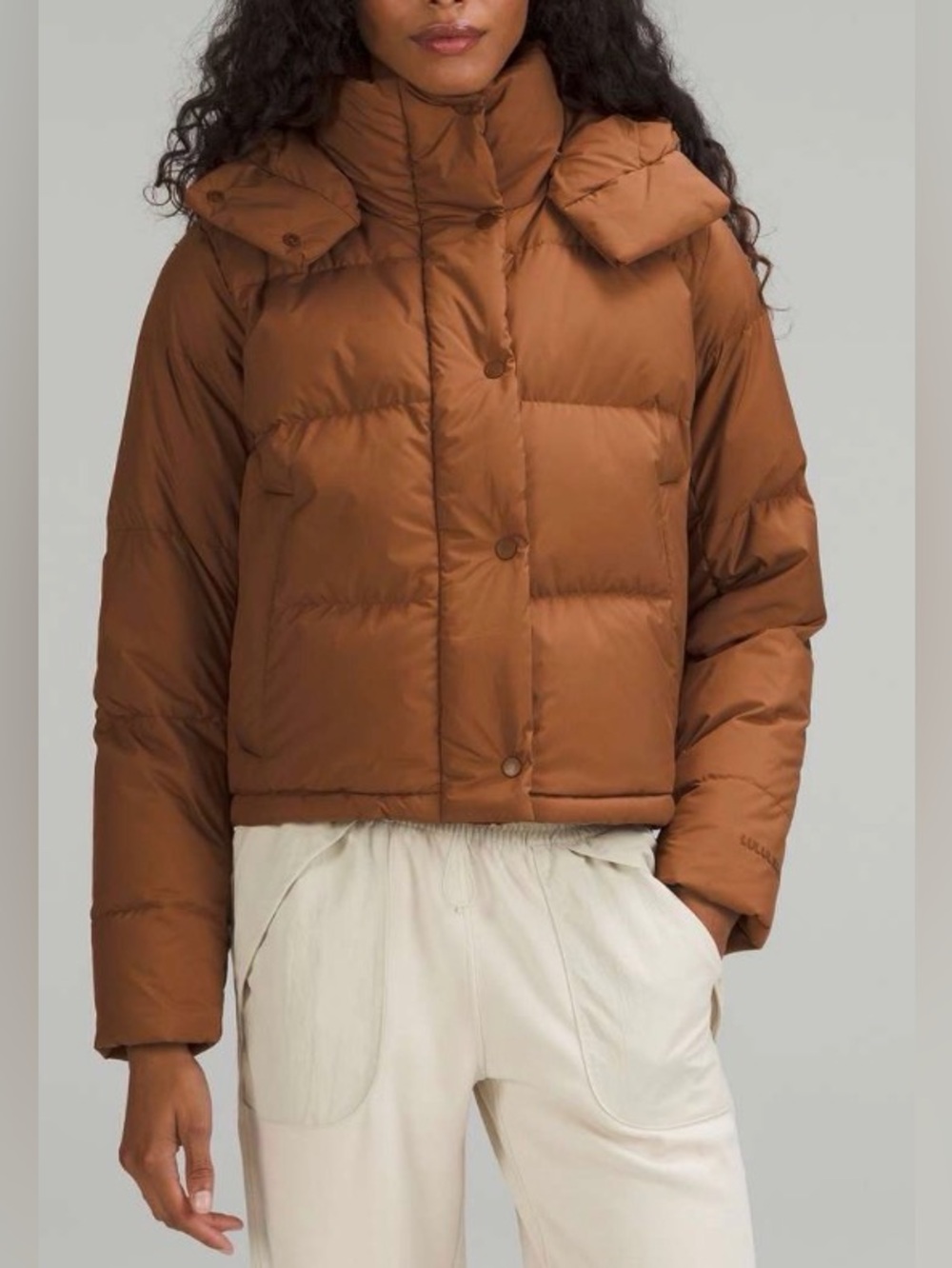 NWOT New Lululemon Wunder Puff Cropped Jacket
Roasted Brown